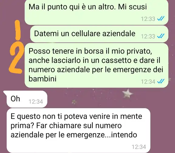 Il cellulare aziendale