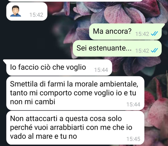 I mozziconi in spiaggia