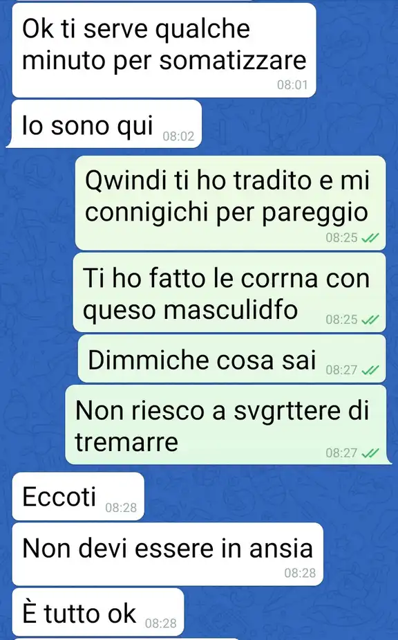 Il tradimento immaginario