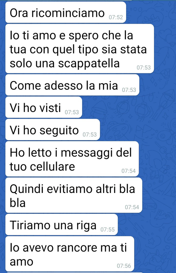 Il tradimento immaginario