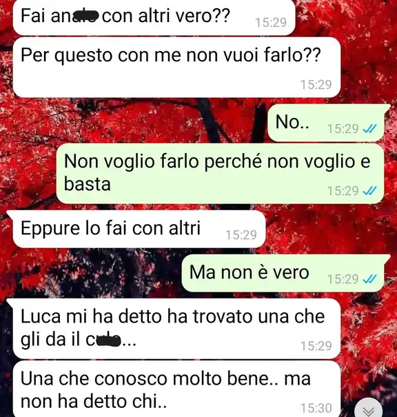 Le pasticche del tradimento