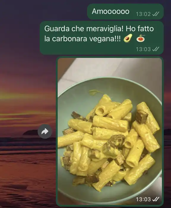 La carbonara vegana