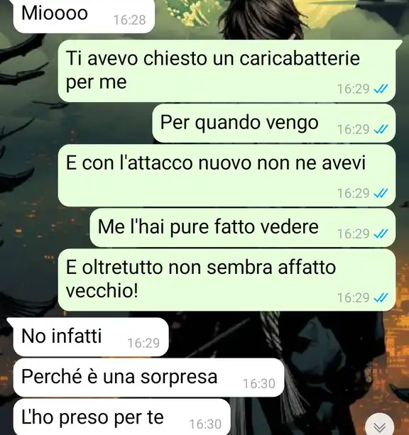 Uno strano caricabatterie