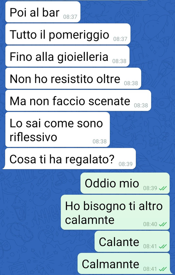 Il tradimento immaginario