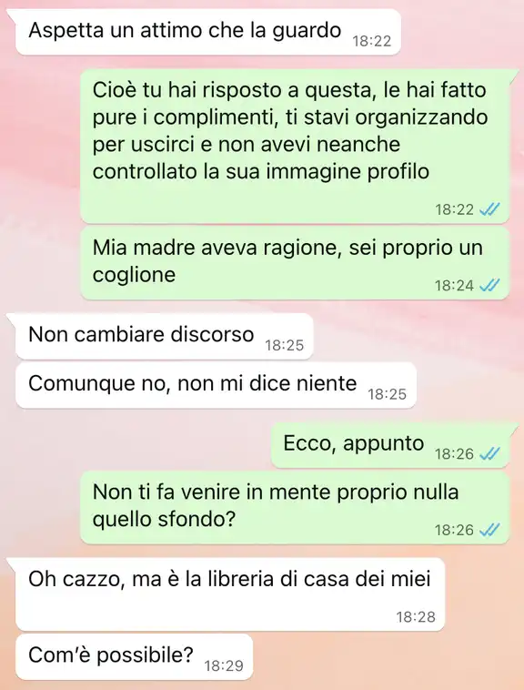 Una ragazza familiare