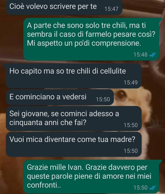 Quei chili di troppo