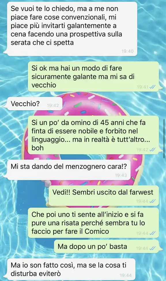 Ogni scusa é buona per dirti di no