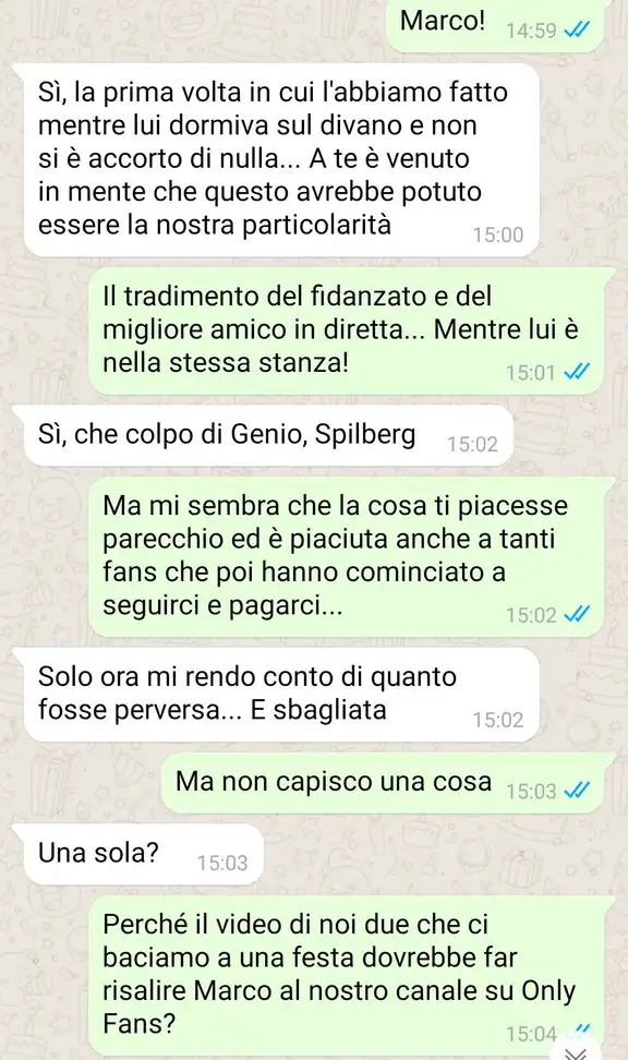 Il tradimento su only fans