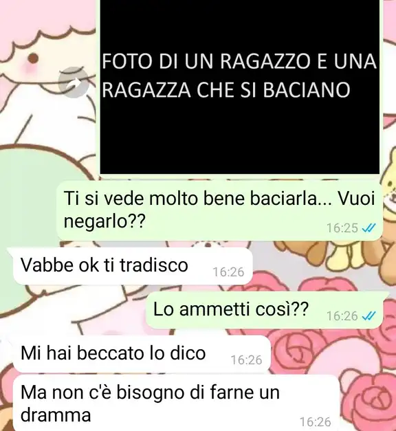 Un tradimento ammesso