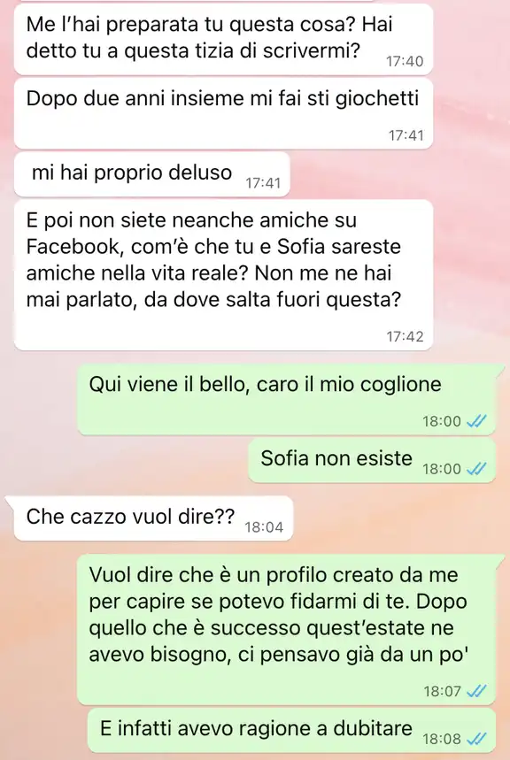 Una ragazza familiare