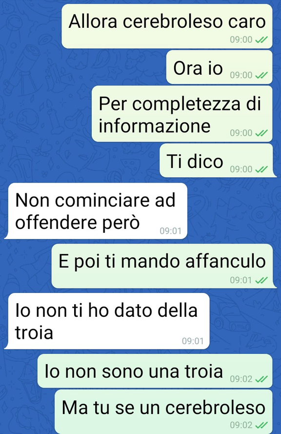Il tradimento immaginario