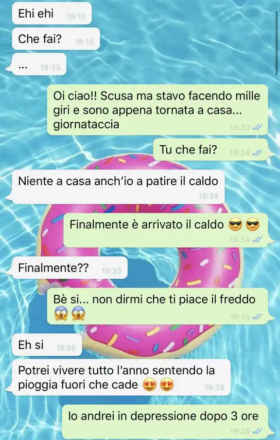 Ogni scusa é buona per dirti di no
