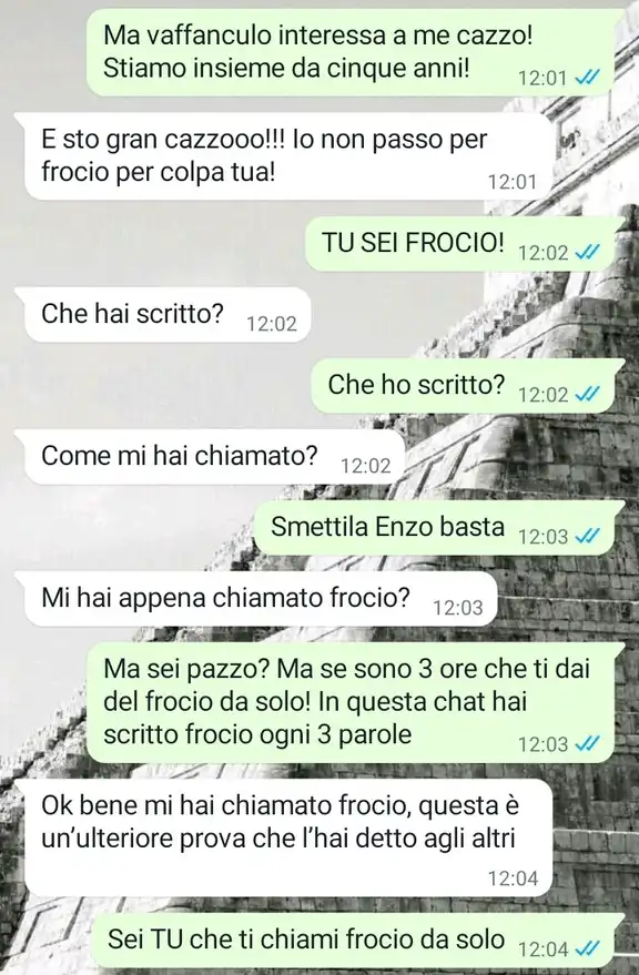 il costume sbagliato