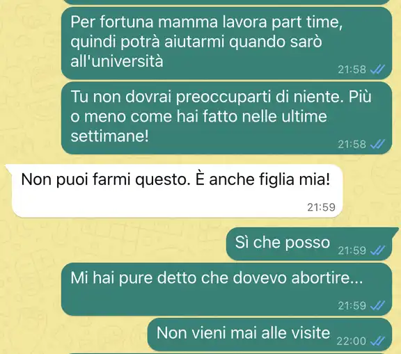 Un futuro padre assente