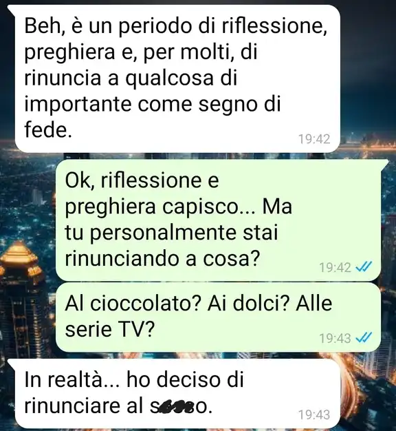 La rinuncia pasquale