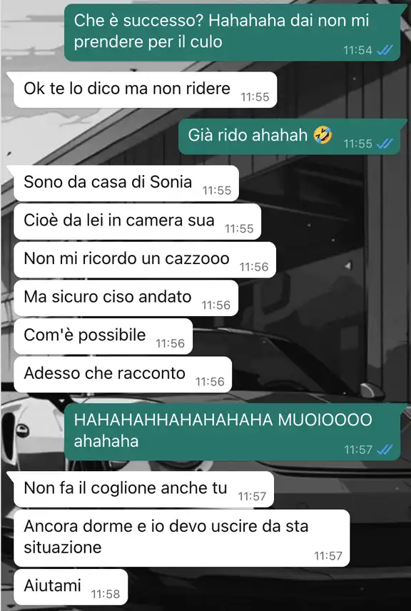 Scambio di persona post serata