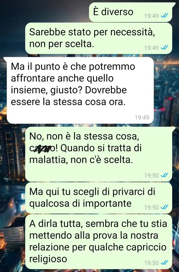 La rinuncia pasquale