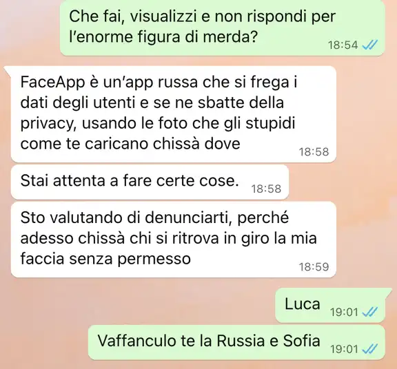 Una ragazza familiare