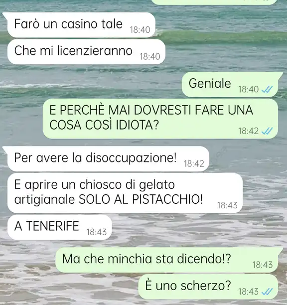Svoltare col gelato al pistacchio