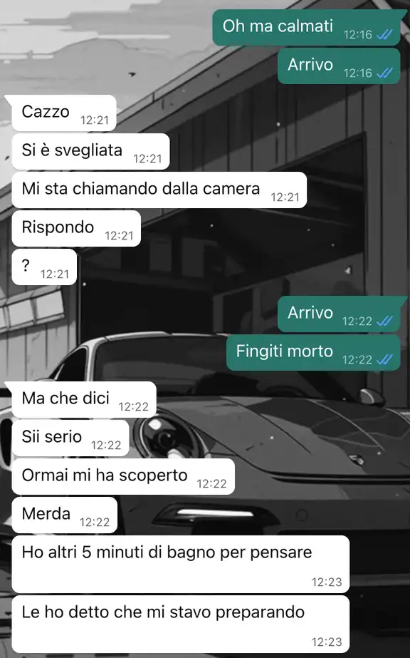 Scambio di persona post serata