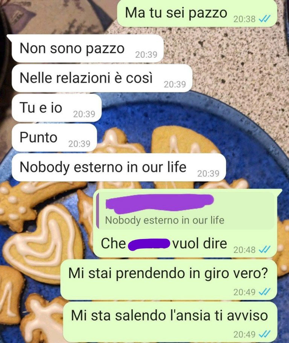Una frequentazione soffocante