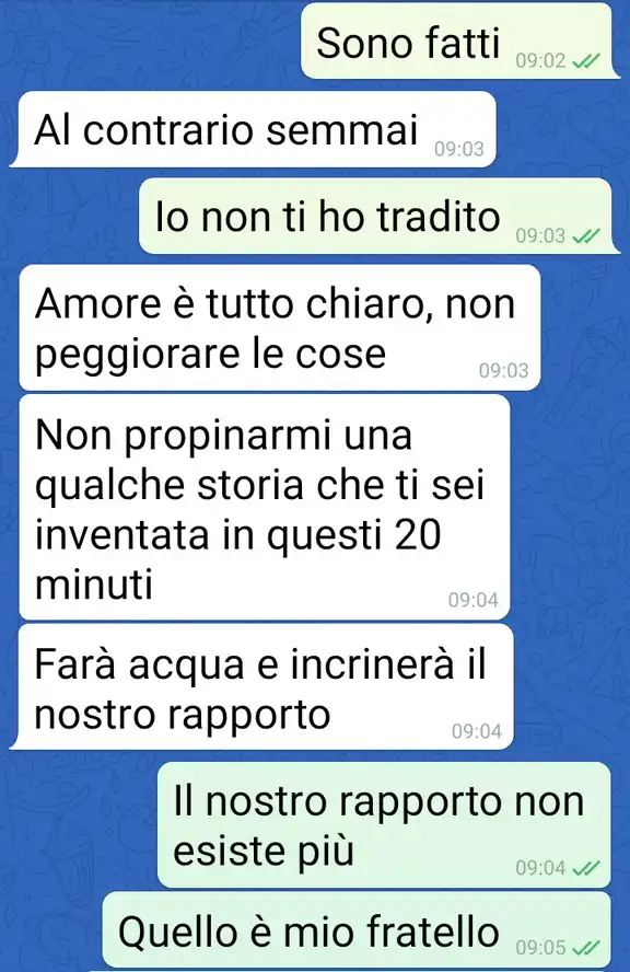 Il tradimento immaginario