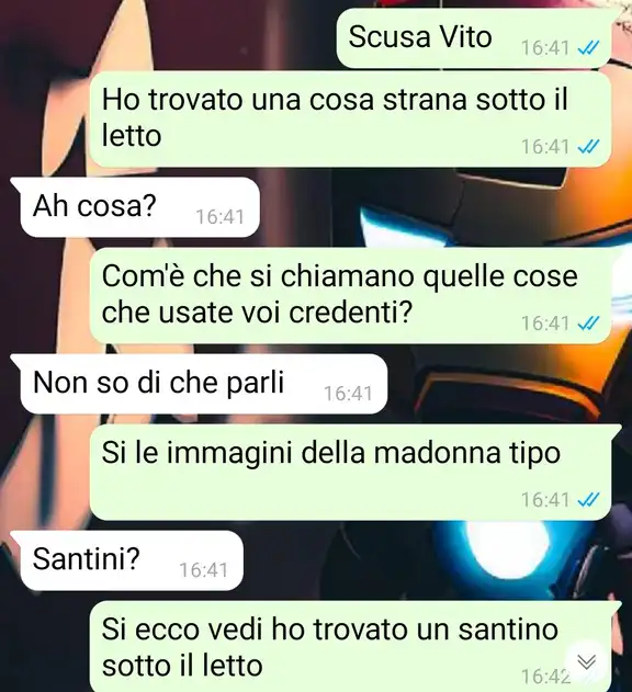Un santino per svoltare