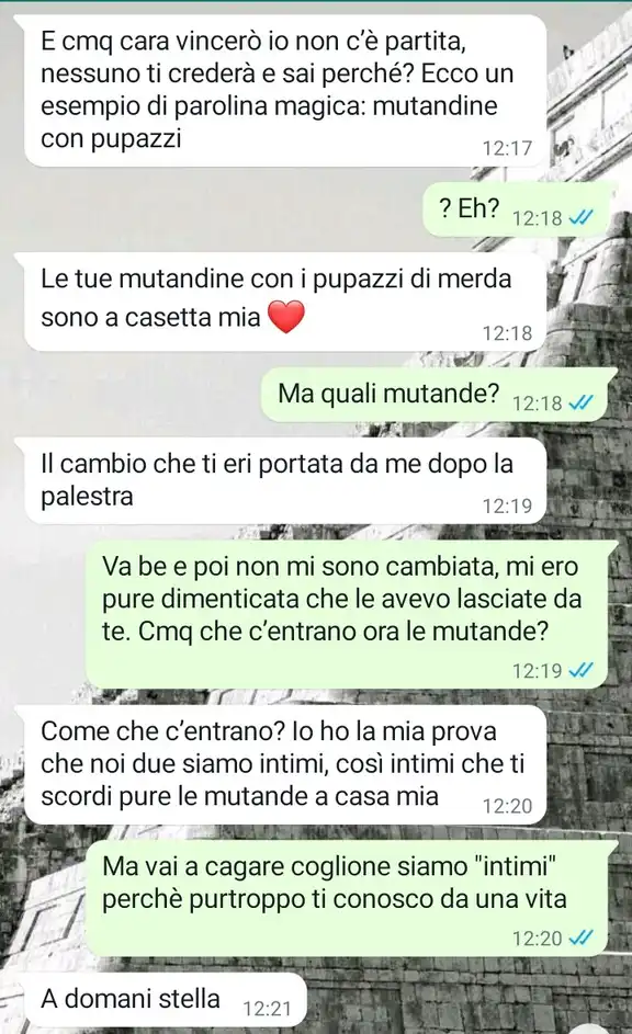 il costume sbagliato