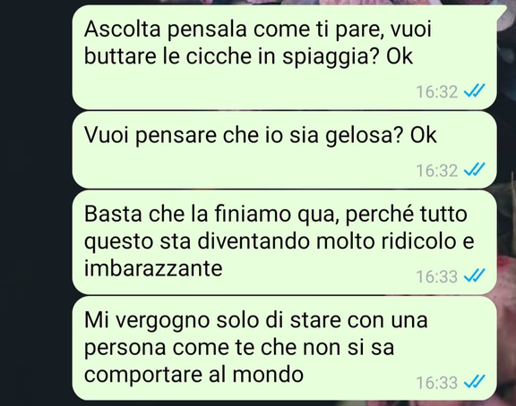 I mozziconi in spiaggia