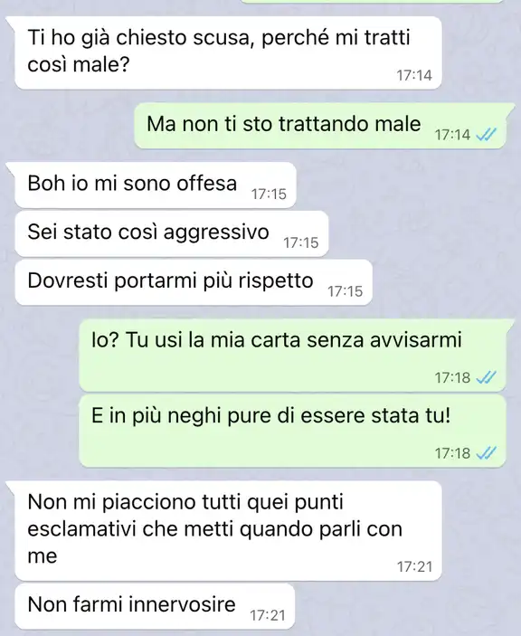 Acquisti senza permesso
