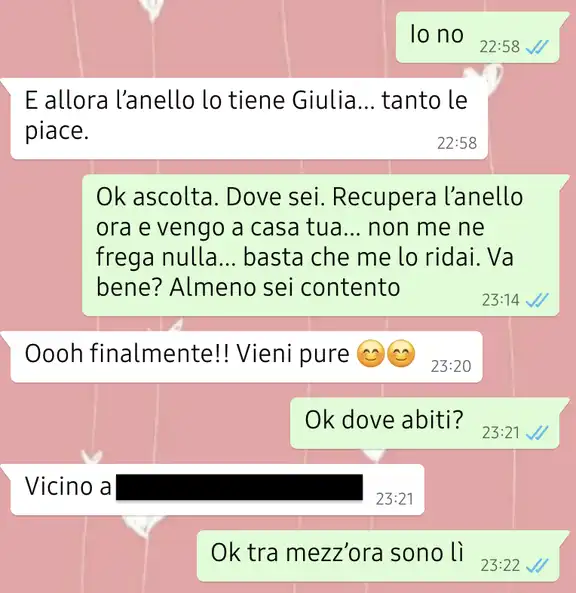 Il ricatto dell'anello