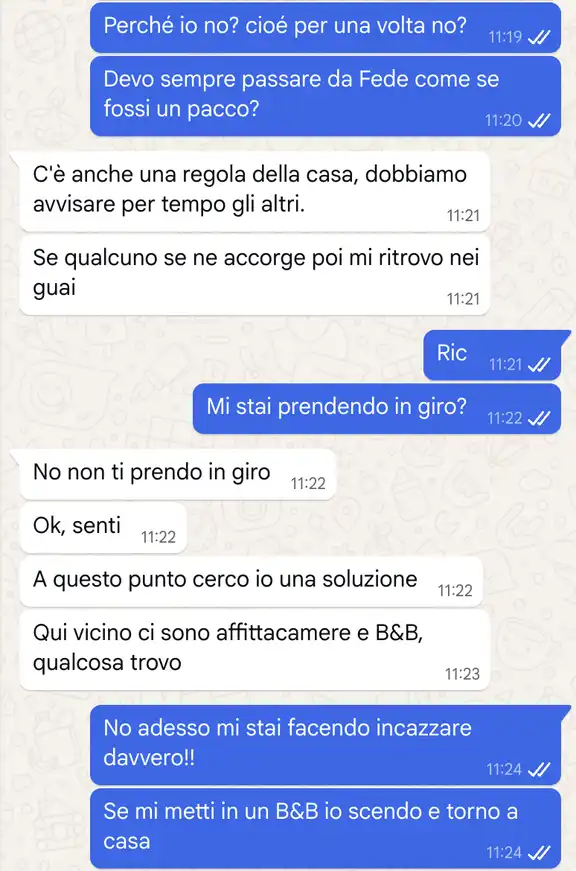 La 'ex' coinquilina