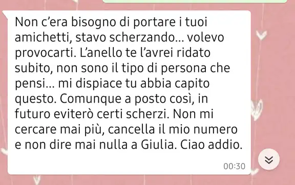 Il ricatto dell'anello