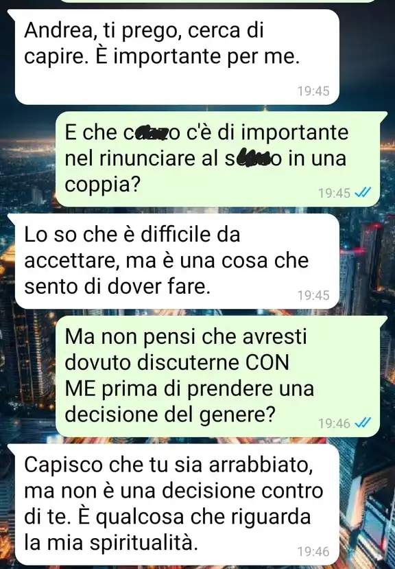 La rinuncia pasquale