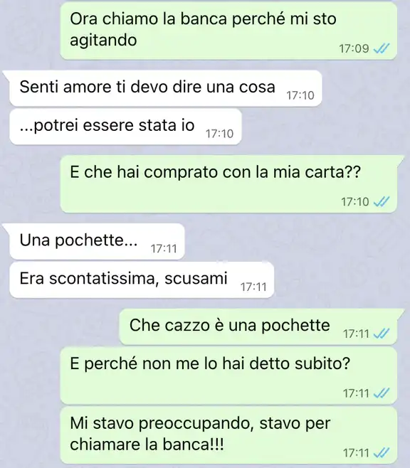Acquisti senza permesso