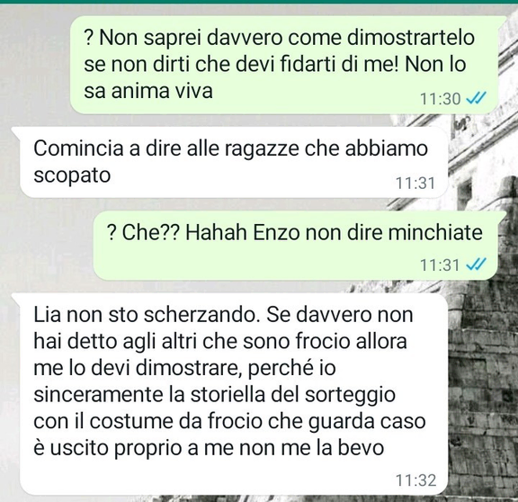 il costume sbagliato