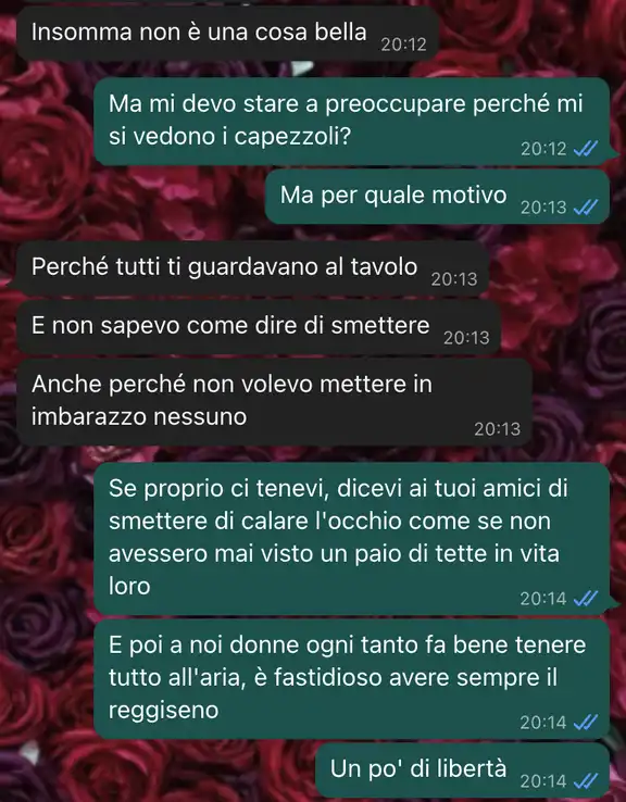 Vietato uscire senza reggiseno