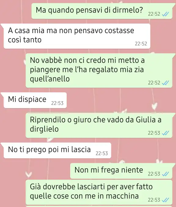 Il ricatto dell'anello