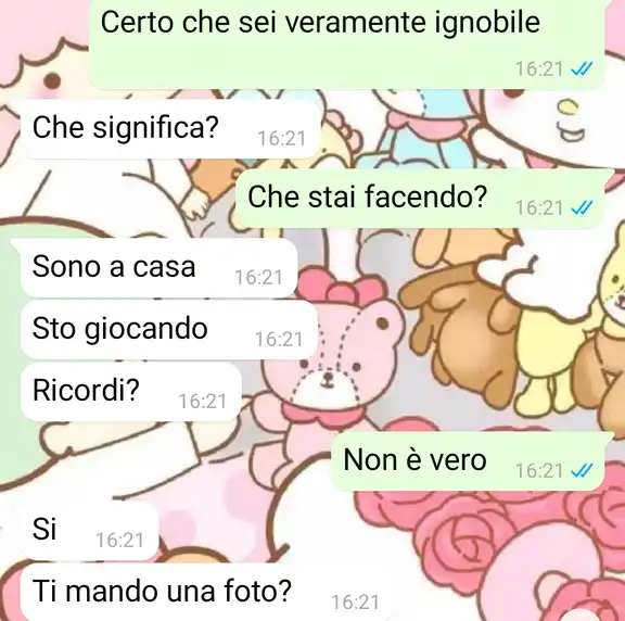 Un tradimento ammesso