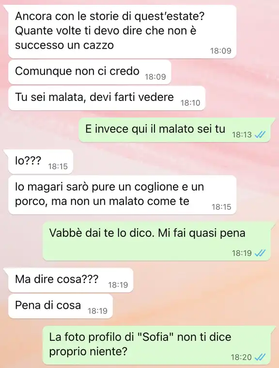 Una ragazza familiare