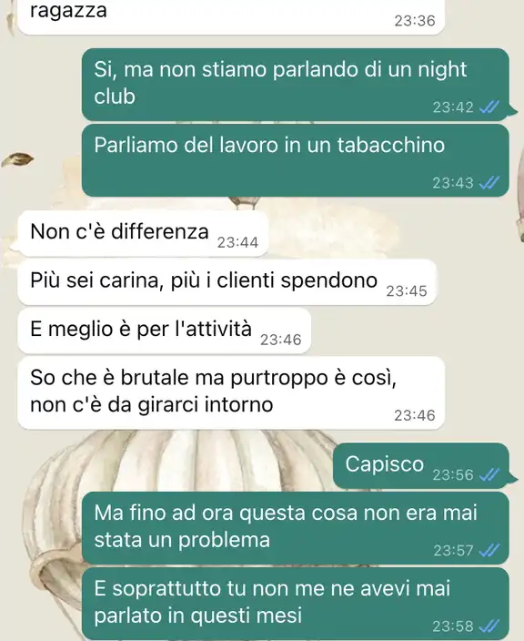 La tabaccaia modella