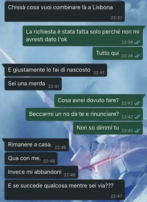 La partenza per L'Erasmus