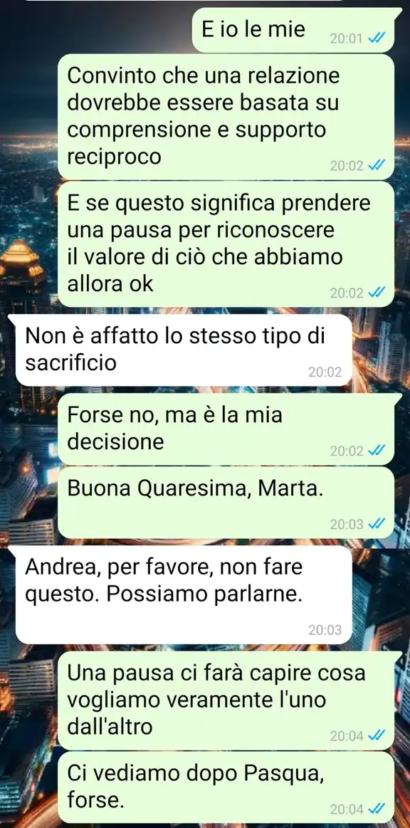 La rinuncia pasquale