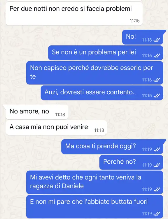 La 'ex' coinquilina
