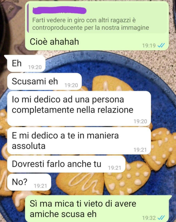 Una frequentazione soffocante