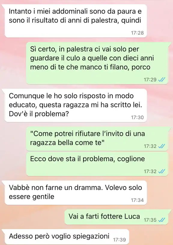 Una ragazza familiare