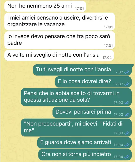 Un futuro padre assente