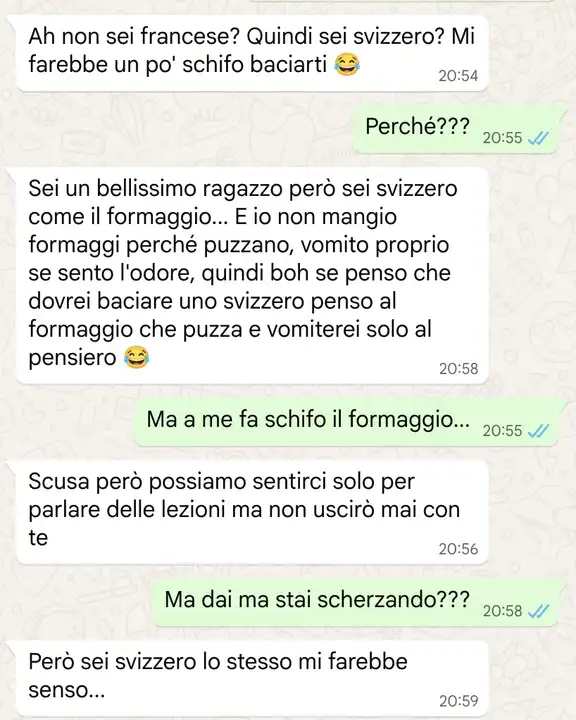 Mi ricordi il formaggio