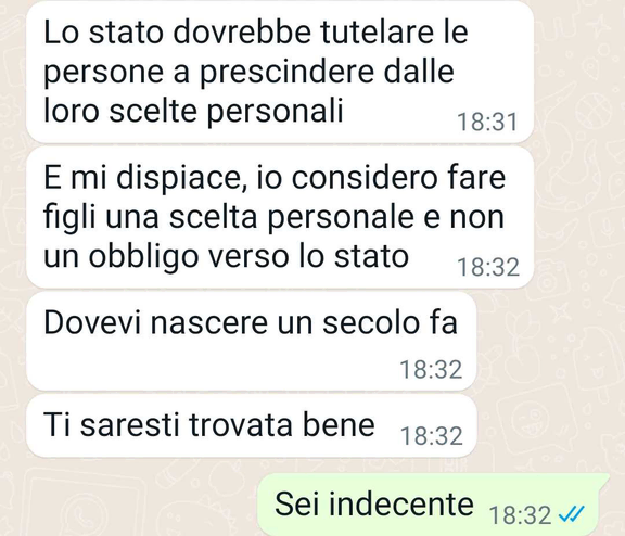 Essere madre è un dovere