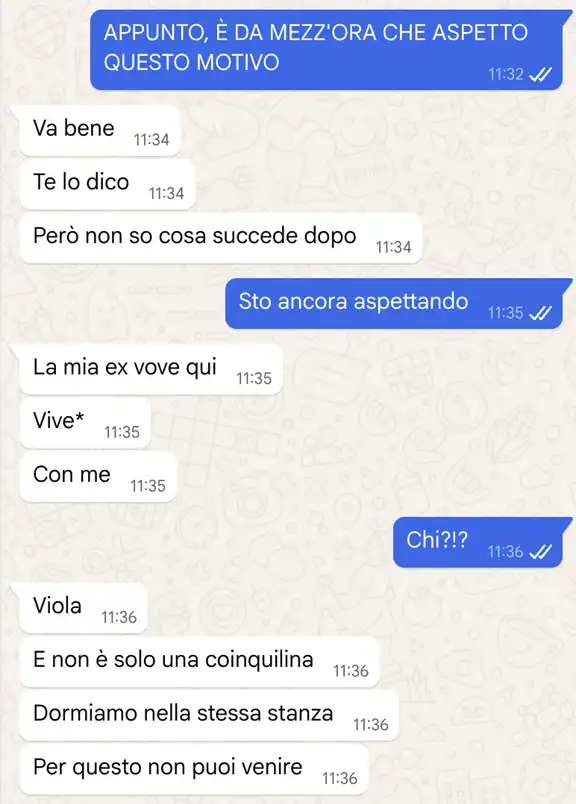 La 'ex' coinquilina